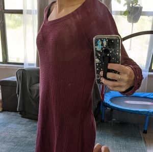 Maroon Artisanny dress